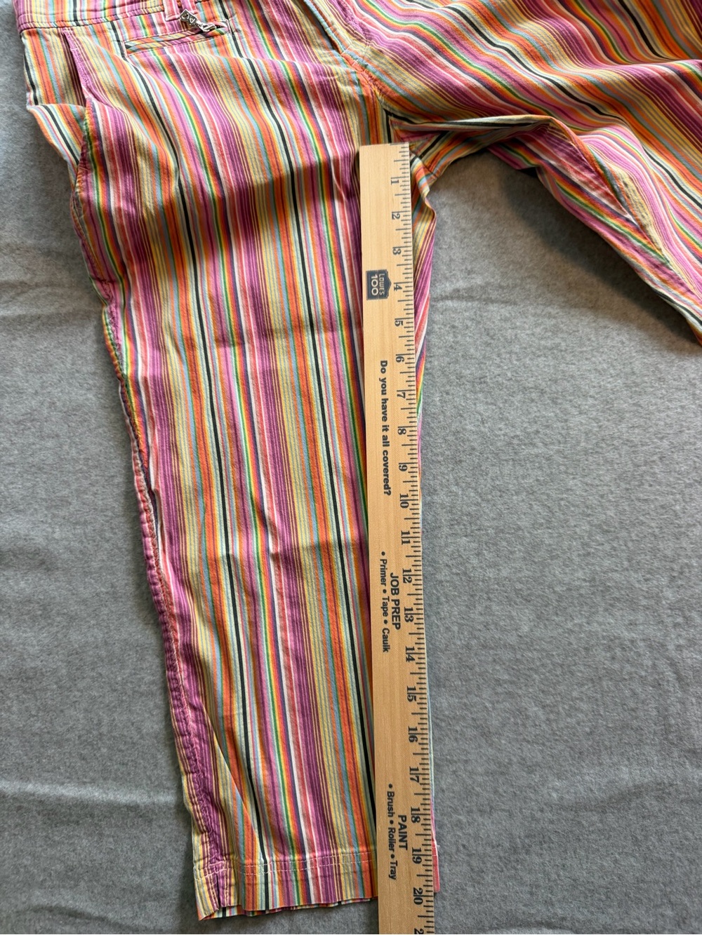 Women’s Multicolor Stripe Bogner Capri Pants size 6 - Picture 8 of 14